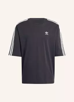 Рубашка оверсайз адиколор Adidas Originals, черный