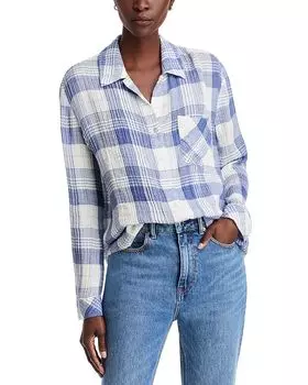 Рубашка оверсайз Bella Dahl, синий