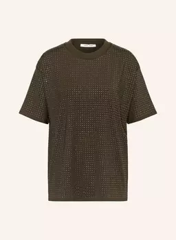 Рубашка оверсайз chrishell с драгоценными камнями SAMSE SAMSE, оливковый