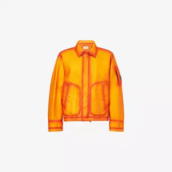 Рубашка-оверсайз Cp Company Feltro, оранжевый