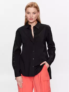 Рубашка оверсайз Dkny, черный