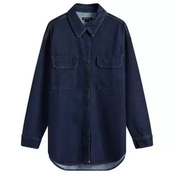 Рубашка оверсайз Good American, индиго