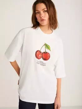 Рубашка оверсайз Grimelange, белый