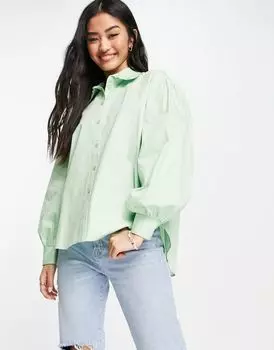 Рубашка оверсайз из поплина Miss Selfridge