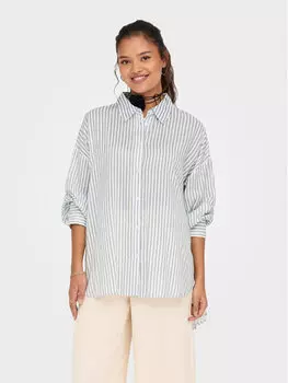 Рубашка оверсайз Jdy, синий