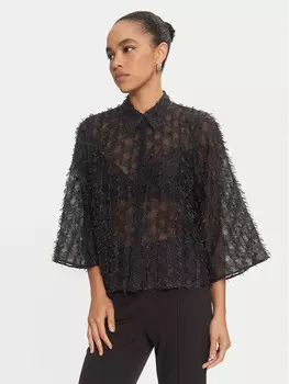 Рубашка оверсайз Karen By Simonsen, черный