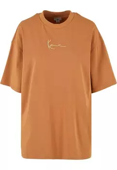 Рубашка оверсайз Karl Kani, коньяк