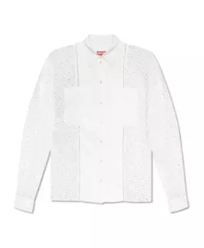 Рубашка оверсайз Kenzo, белый
