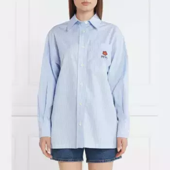 Рубашка оверсайз Kenzo, синий