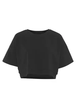 Рубашка оверсайз LASCANA, черный