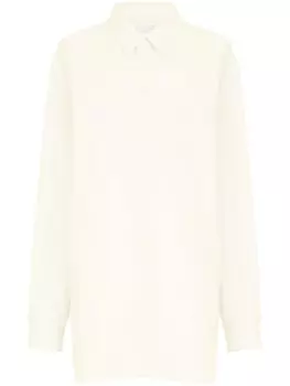 Рубашка оверсайз Maison Margiela, нейтральный цвет