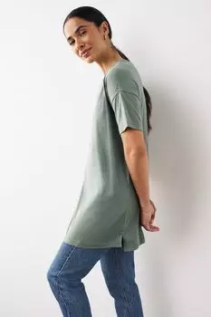 Рубашка оверсайз Next, зеленый