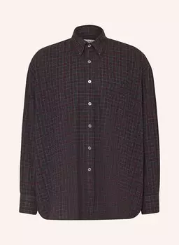 Рубашка оверсайз позаимствована в стиле оверсайз Our Legacy, фиолетовый