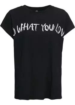 Рубашка оверсайз Rainbow, черный