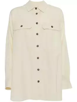 Рубашка оверсайз Rolf MAX MARA, нейтральный