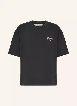 Рубашка оверсайз Rough., черный