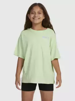 Рубашка оверсайз Roxy "Gone To California", зеленый