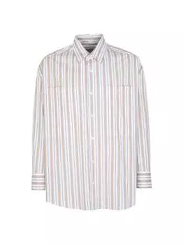 Рубашка оверсайз с длинными рукавами Studio Seidensticker, коричневый