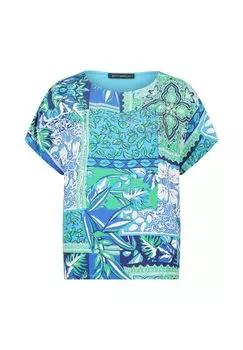 Рубашка оверсайз с принтом BETTY BARCLAY, синий