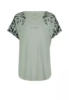 Рубашка оверсайз с V-образным вырезом BETTY BARCLAY, черный