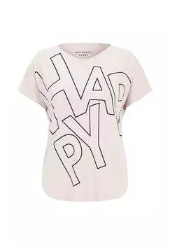 Рубашка оверсайз с V-образным вырезом BETTY BARCLAY, цвет Pale Rose