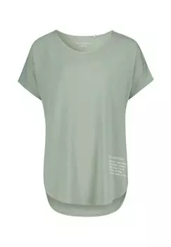 Рубашка оверсайз с V-образным вырезом BETTY BARCLAY, цвет Lily Pad