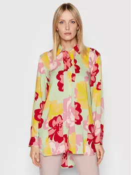 Рубашка оверсайз United Colors Of Benetton, мультиколор