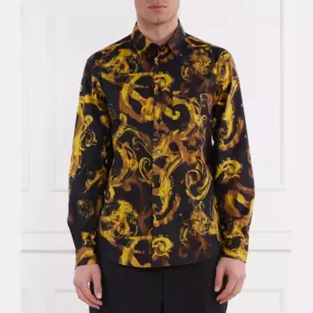 Рубашка оверсайз Versace, черный