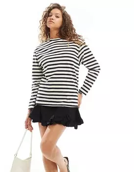 Рубашка оверсайз в полоску с длинными рукавами Urban Revivo – разных цветов