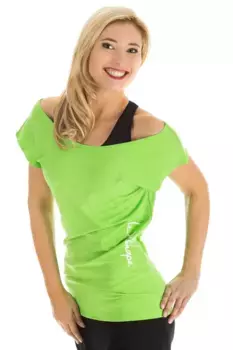 Рубашка оверсайз Winshape "WTR12", танцевальный стиль, зеленый