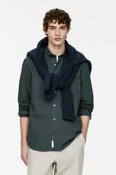 Рубашка Оксфорд Arket, зеленый