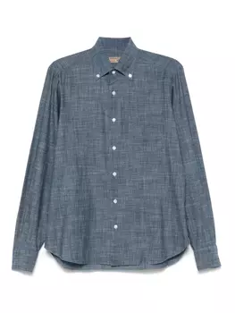 Рубашка оксфорд Barba, синий