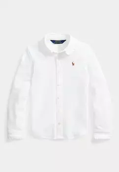 Рубашка Oxford Button Front Shirt Polo Ralph Lauren, белый