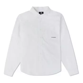Рубашка oxford button up shirt 'white' Converse, белый