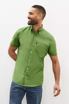 Рубашка Oxford Easy Iron на пуговицах Next, зеленый