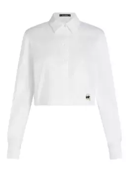 Рубашка оксфорд Ikon KARL LAGERFELD, белый