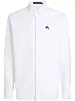 Рубашка оксфорд Ikon Karl Lagerfeld, белый