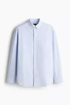 Рубашка Оксфорд классического кроя H&M, мультиколор