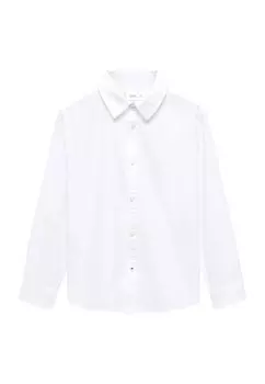 Рубашка OXFORD Mango Kids, цвет white