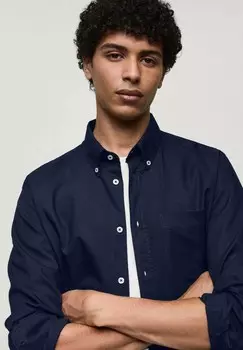 Рубашка OXFORD Mango, синий