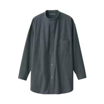 Рубашка-оксфорд Muji Labo с длинными рукавами, светло-серый
