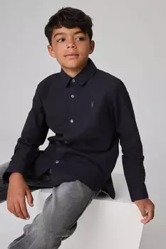 Рубашка оксфорд Ramskull для мальчиков Smallsaints, черный