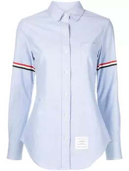 Рубашка оксфорд с длинными рукавами Thom Browne, синий