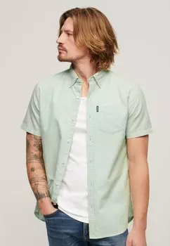 Рубашка OXFORD SHORT SLEEVE Superdry, цвет light green