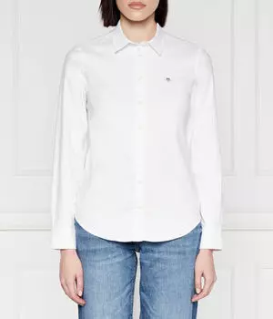 Рубашка Оксфорд Slim Fit Gant, белый