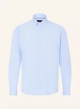 Рубашка Оксфорд современный крой Strokesman'S, голубой