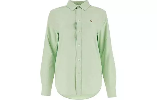 Рубашка Оксфорд свободного кроя Polo Ralph Lauren, зеленый