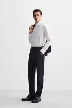 Рубашка оксфорд ZARA, белый