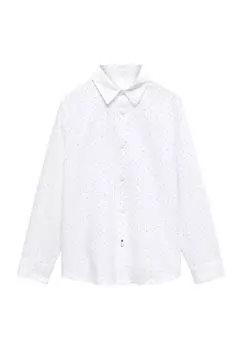 Рубашка OXFORDP Mango Kids, цвет white
