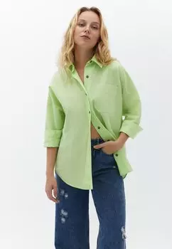 Рубашка Oxxo, пыльно-лаймовый